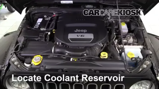 2018 Jeep Wrangler JK Unlimited Sahara 3.6L V6 Coolant (Antifreeze) Fix Leaks